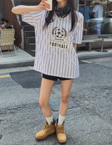 フットボールスポーティージャージー半袖Tシャツ