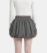 Luna Washed Cargo Balloon Skirt