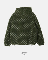 #Bear Dot Boa Fleece 2WAY Hood Jumper (3color)