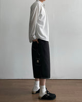 Angle Bermuda Denim Pants
