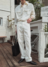 Take Belted Cotton Pants