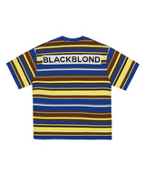 BBD Multi-Stripe Patch Logo T-Shirt (Blue)