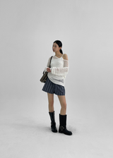 [MADE] Polyp Linen Stripe Banding Shorts