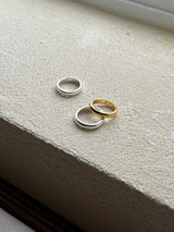 (silver925/18k) 4mm babe ring