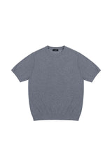 Silk Blend Knit T-Shirt