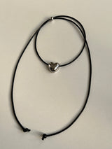 String heart necklace