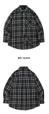 Multi-Plaid Checkered Overfit Shirt (JTOSRT-0001)