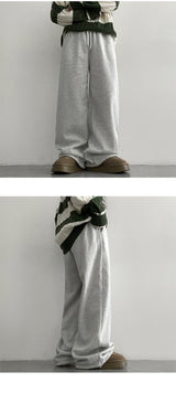 Issu napping hem string wide pants
