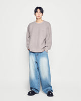 25FW Aシンボルベーシックニット グレー