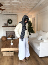 Dion brushed wide jogger pants