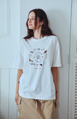 26SS★ Cats Rule Short Sleeve Tee