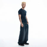 Lettering Logo Compression Short Sleeve - BLACK