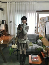 スモアパンチングニット