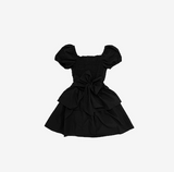 Webit Shirring Puff Dress
