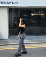 Rolly skirt pants