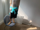 ベルベット ワイドネック トップ