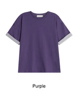 Ed High-Density Roll-Up Color Matching Short Sleeve Tee