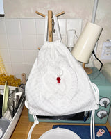 Frill Heart Flower Gym Sack Bag