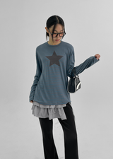 [MADE] ラクトストライプ長袖Tシャツ