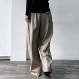 Structured Twill Trousers