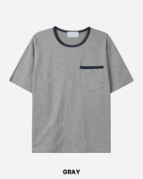 トフ クロップ コントラスト ショートスリーブ Tシャツ 3C