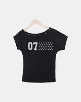 Yael Studded One-Shoulder T-Shirt