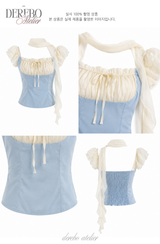 Charles chiffon scarf chiffon blouse