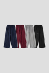 pintuck wide track pants 