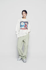 24FW RUNNING SANTA BEAR SWEARSHIRT CREAM