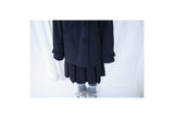 Yoohoo pleats midi skirt (2color)