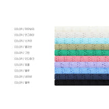 LMN Romal エアクールバリオープンカラーVネック半袖ニット (10 colors)