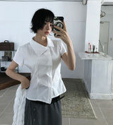 WAVE DRAPE SHIRT