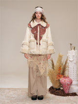 Layered Shirring Pleats Skort