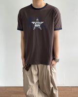 League Printed Ringer Short Sleeve Tee