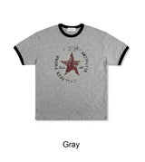 ピア スター クロップ リンガーTシャツ