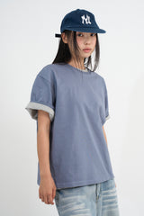 セミクロップドデイリーTシャツ