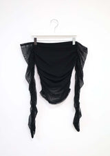 Ara off-Shoulder Mesh Tee
