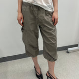 RIGHE CARGO HALF PANTS LIGHT BROWN