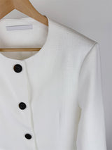 NON COLLAR LINEN JACKET (2C)