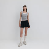 【MADE】 OONE ベーシックスリーブレストップ_グレー