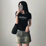 エニースパンカラーリングショートスリーブTシャツ