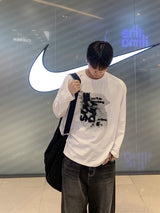 タイムプリンティング長袖Tシャツ