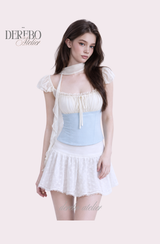 Charles chiffon scarf chiffon blouse