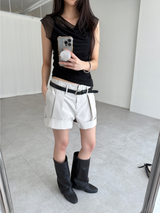 double shirring top