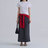 [Contoi] Round Cutline Short-Sleeve T-Shirt - 6 Colors