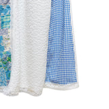 Lace Patchwork Flare Long Skirt