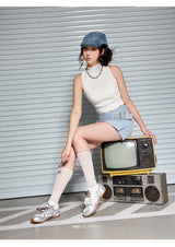 HBD "リトルパフf" シンソールドカジュアルシューズ