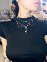 Overdose Pink necklace