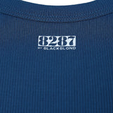 8287 Logo Crop Tank Top (Blue)