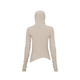 WMNS BEUTER® GREIGE BALACLAVA HOODIE / WMNS BEUTER® グレイジュ バラクラバフーディ